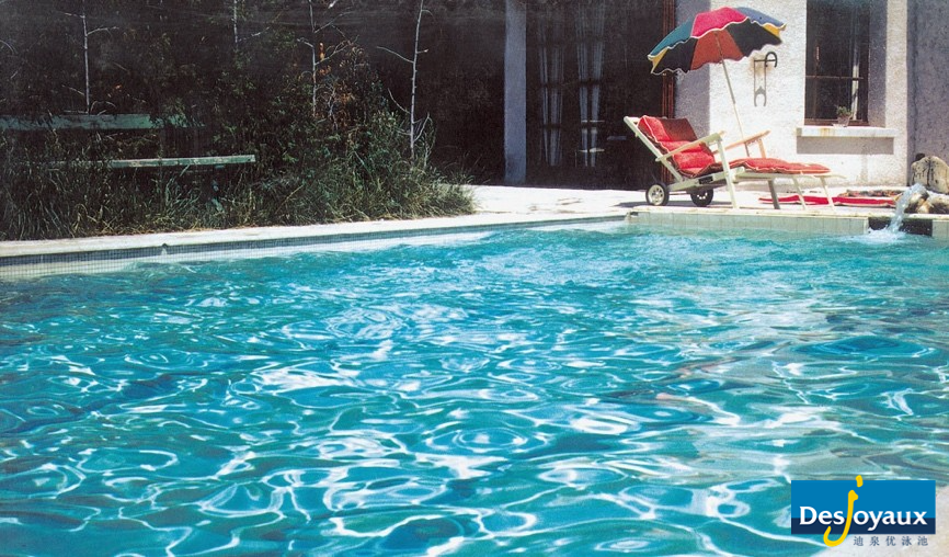 1966年建造的第一个Desjoyaux迪泉优泳池